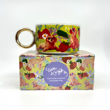 Load image into Gallery viewer, Strawberry Doodle Tutti Frutti Stackable Mug
