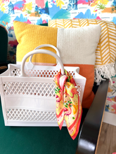 Load image into Gallery viewer, Flamingo Tutti Frutti 100% Silk Sqaure/Bandana