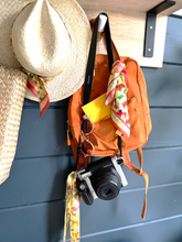 Load image into Gallery viewer, Strawberry Doodle Tutti Frutti 100% Silk Sqaure/Bandana