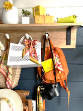 Load image into Gallery viewer, Strawberry Doodle Tutti Frutti 100% Silk Sqaure/Bandana