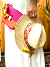 Load image into Gallery viewer, Giraffe Tutti Frutti Silk Twilly