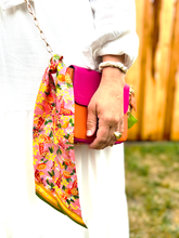 Load image into Gallery viewer, Giraffe Tutti Frutti Silk Twilly