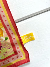 Load image into Gallery viewer, Flamingo Tutti Frutti 100% Silk Sqaure/Bandana