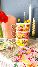 Load image into Gallery viewer, Strawberry Doodle Tutti Frutti Stackable Mug
