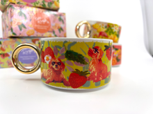 Load image into Gallery viewer, Strawberry Doodle Tutti Frutti Stackable Mug
