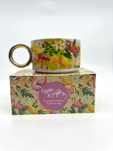 Load image into Gallery viewer, Flamingo Tutti Frutti Stackable Mug
