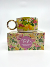 Load image into Gallery viewer, Flamingo Tutti Frutti Stackable Mug
