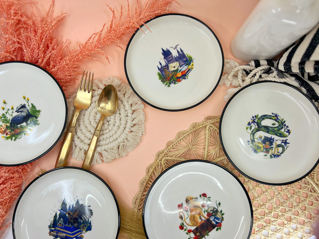 Wizard House Plates (Set of Five)